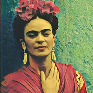 Frida Kahlo 4x5.5 inch magnet